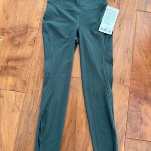 Brand New Lululemon Base Pace HR Crop 23" Green leggings 4.